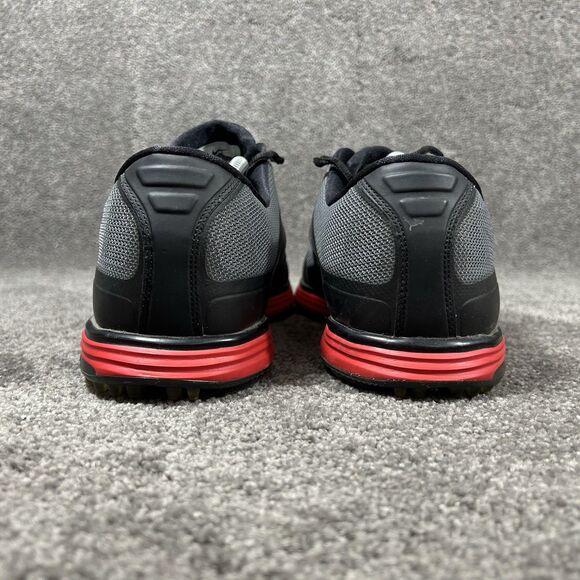 Nike Hyperfuse Lunar Ascend 483841-001 Mens Size 11.5 Black Gray Golf Shoes Used - Picture 7 of 12